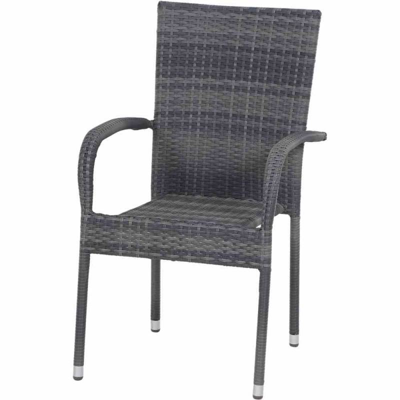 Stapelsessel Haliti, Stone Grey von Gautzsch - KN Handel