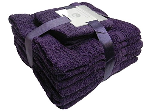 Gaveno Cavalia Baumwolle Toronto 4 Face/4 Hand-/2 Handtuch Bale Set, Violett, 10 Stück von Gaveno Cavalia