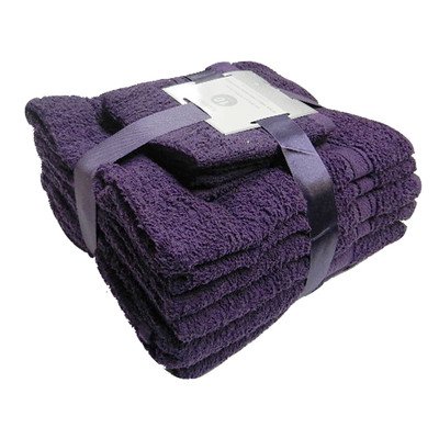 Gaveno Cavalia Baumwolle Toronto 4 Face/4 Hand-/2 Handtuch Bale Set, Violett, 10 Stück von Gaveno Cavalia