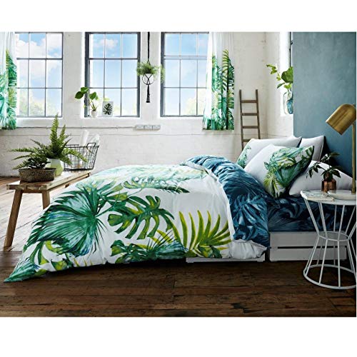 Gaveno cavalia Luxus Tropical Leaf Bettwäsche-Set mit Bettbezug und Kissen Fall Double, grün von GC GAVENO CAVAILIA