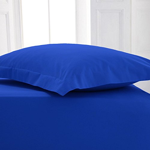 Gaveno Cavailia Bügelfreies Perkal-Bettlaken, Poly-Baumwolle, Königsblau, Einzelbett Gaveno Cavailia Bügelfreies Perkal-Bettlaken, Poly-Baumwolle, Königsblau, Einzelbett von GC GAVENO CAVAILIA