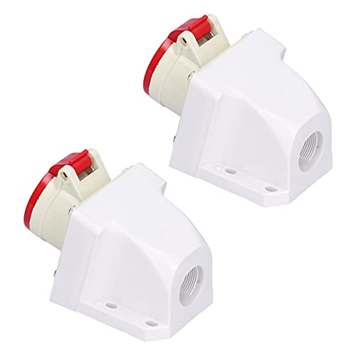 2 Stück 4 Pin Industrie-Steckdose 3 Phasen fester Luftfahrt-Leistungs stecker 380V-415V 16A 3 P E IP44 von Gavigain