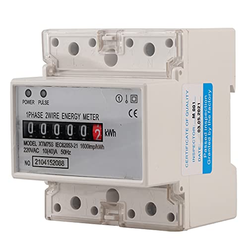 220 V 10 (40) A Digital 1 Phase 2 Draht 4P Din-Schiene Stromzähler Elektronischer KWh-Zähler von Gavigain