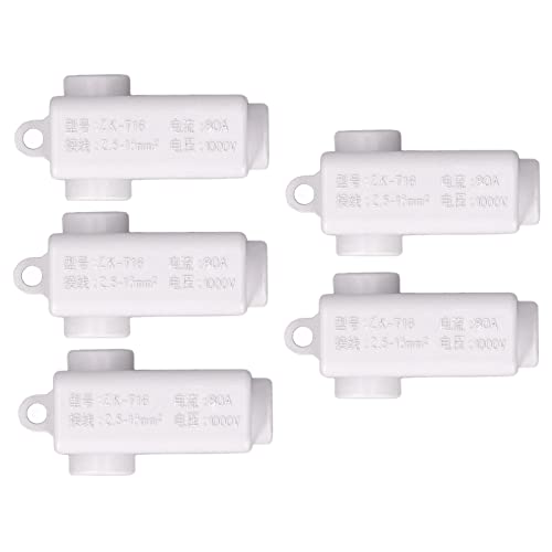 5 Teile ZK T16 Klemme Block Set 1000V 80A T Typ Splitter Schraubenklemme Draht Spleißanschluss für die elektrische Verkabelung von Gavigain