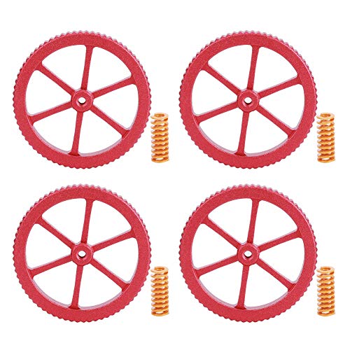 Aluminiumlegierung Twisted Leveling Nut Spring Kit Druckerzubehör Ender ordnungsgemäß 3D -Drucker von Gavigain