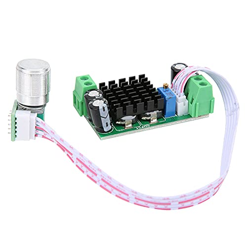 DC Lüftergeschwindigkeitsregler Regler Governor 5V-24V 1A bürstenloser Motor-Potentiometer-Schalter Funktion Weitspannungsbereich Einfache Verkabelung Installation von Gavigain