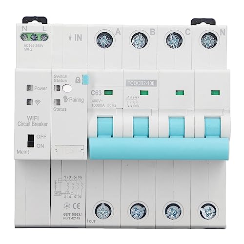 Din Rail Circuit Breaker Wireless Smart WiFi Switch für Haushaltsgeräte 4p 145 bis 295 V 63a von Gavigain