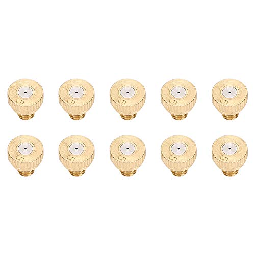 Gavigain 10Pcs Leitungswasser Niederdruck Zerstäuber Düse Messing Wasser Nebelbildung Sprinkle 0.5mm Gavigain 10Pcs Leitungswasser Niederdruck Zerstäuber Düse Messing Wasser Nebelbildung Sprinkle 0.5mm von Gavigain