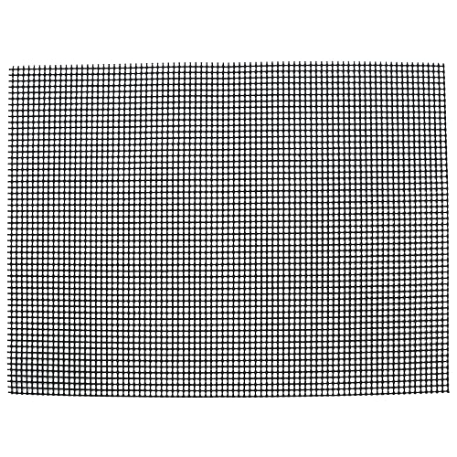 Gavigain Antihaft-Gitterplatte, multifunktionale Grill-Gittermatte, sichere hitzebeständige Grillmatte für das Kochen im Freien (Black 33 * 40cm) von Gavigain