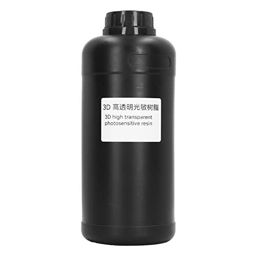 Gavigain Clear Harz transparentes 3D -Druckharz, geringe Schrumpfung schneller Aushärten, harte Auswirkungen, für Prototypen der Schmuckreihenreihe Gavigain Clear Harz transparentes 3D -Druckharz, geringe Schrumpfung schneller Aushärten, harte Auswirkungen, für Prototypen der Schmuckreihenreihe von Gavigain