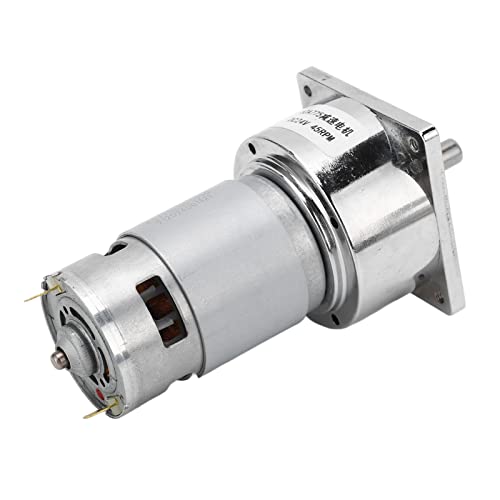 Gavigain DC-Getriebe motor Selbst verriegelung Aluminium legierung Schale Messing Spule Mikro turbine Wurm Motor DC24V 3,8 A (45RPM) von Gavigain