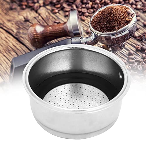 Gavigain Filterkorb,Wiederverwendbare Kaffeefilter Dauerhafte Kaffeefilter Korb Waschbar Kompatibel Kaffeemaschine Filter Teile Edelstahl Kaffeefilter Korb Zubehör für Haus Büro(Double) von Gavigain