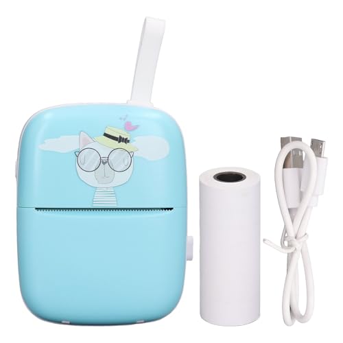 Gavigain Thermaldrucker Bluetooth Tintener Drucker 200DPI wiederaufladbare Druckermaschine für Heimkinder von Gavigain