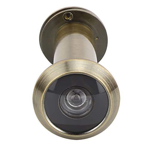 Gavigain Türspion, Anti-Diebstahl 220 Grad Betrachtungswinkel Sicherheitstürspion, Aluminiumlegierung Türspion mit hinterer Abdeckung für Hausgebrauch, anwendbare Türdicke 55-90mm (Bronze) von Gavigain