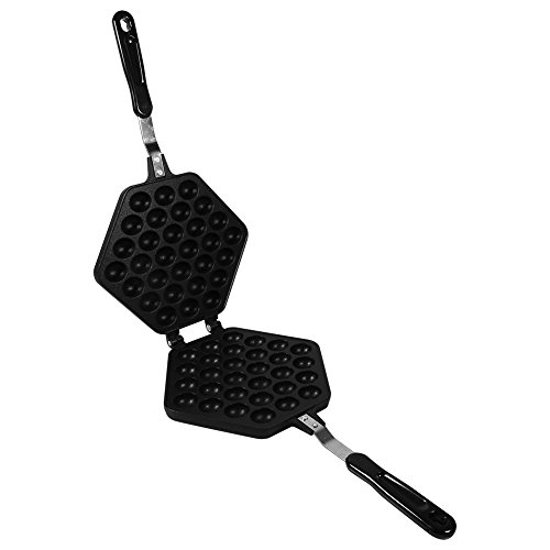 Gusseisen Waffel Maker Bubble Waffle Maker Aluminium-Legierung DIY Eggettes Pan mit Griff, Antihaft-Platten, Egg Frying Pan Classic Rotating Waffle Maker für Home Kitchen von Gavigain