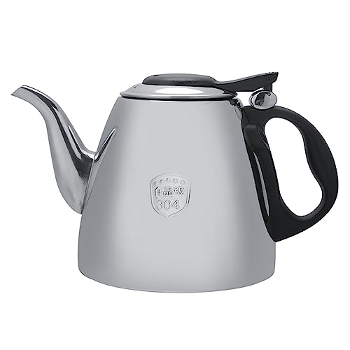 Herd-Teekanne, Edelstahl-Herd-Teekanne, Edelstahl-Kaffeekanne, Tee-Kaffeekanne, Wasserkocher Mit Hitzebeständigem Griff, Geeignet Für Schnell Kochendes Wasser in Der Küche(1.5L) von Gavigain