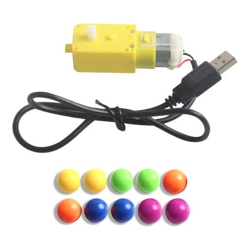 Marmorspurmodell 3D -Druckteile Modell Kit Motor USB -Kabel 10pcs Murmeln Flipper Ausreißer von Gavigain