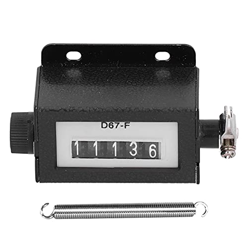 Mechanischer Zähler 5 -Ziffer Metall Manual Angestellter Handzug 0‑99999 Zählen Sie Tally D67 -F für Industrieworkshop Mechanischer Zähler 5 -Ziffer Metall Manual Angestellter Handzug 0‑99999 Zählen Sie Tally D67 -F für Industrieworkshop von Gavigain