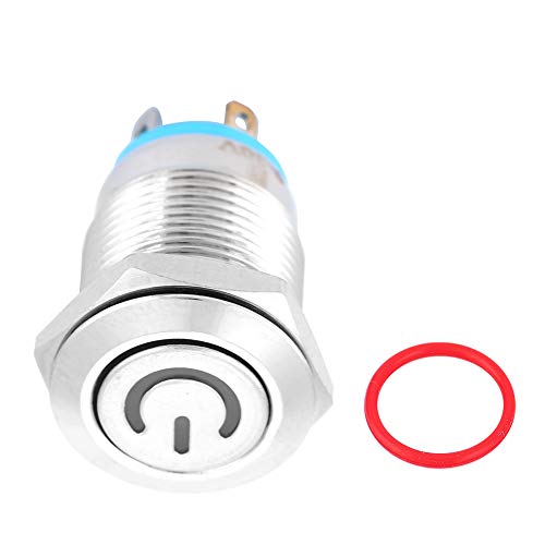 Metallschalter Selbstreset 1 Kein Schalter mit blauem LED -Licht für dunkle Umgebungen Metallschalter Selbstreset 1 Kein Schalter mit blauem LED -Licht für dunkle Umgebungen von Gavigain