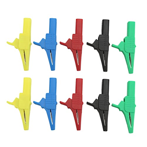 Power Test Clip Professionelle Sicherheitsklemme für elektronische Instrumente 10pcs von Gavigain
