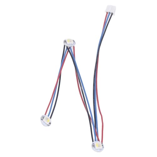 RGBW Mini -Taste -PCB -LED mit PTFE -Kabel -Extruder -Heißendlichtleiste für 2,4 Stealthburner 3D -Drucker DC5V Bunt von Gavigain