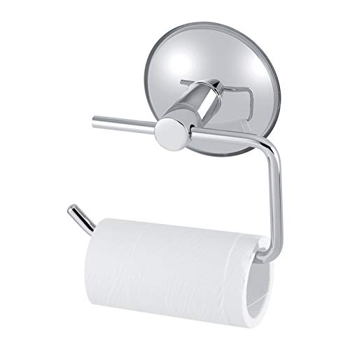 Toilettenhalter, Leistungsstarker Vakuum-Saugnapf-Toilettenpapierhalter, Edelstahl-Badezimmer-Toiletten-Saugnapf-Papierrollenhalter, Wandregal Für Badezimmer Und Küche,Waschraum, Wohnmobil,Hotel von Gavigain