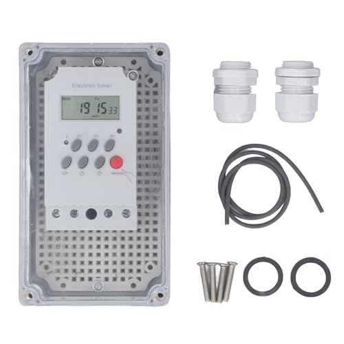 Swimming Pool Pump Timer Digital Timer Box Programmierbarer Zeitregelschalter für Heizungs -Spa -Motor (DC 12V) von Gavigain