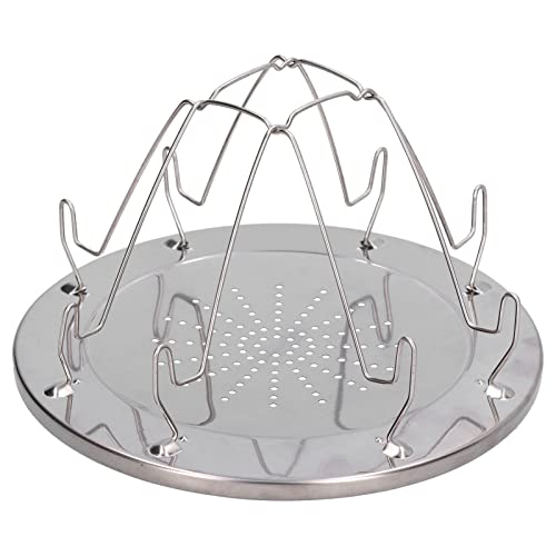 Camping Toaster Für Kocher,4 Scheiben Tablett Brot Toaster für Familien Outdoor Gasherd Kocher Picknick Faltbares, Edelstahl-Camping-Toaster-Halter Für Grillparty, Picknick Im Freien von Gavigain