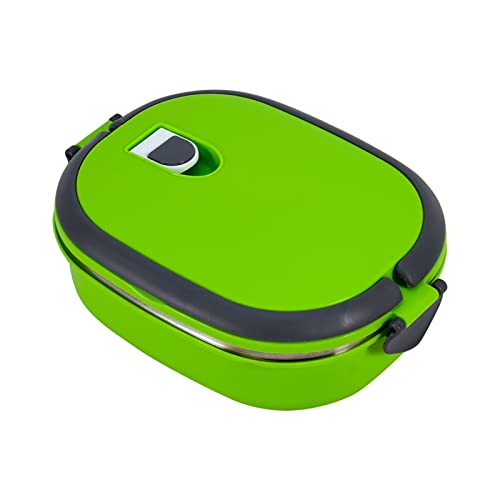 henkelmann Lunchbox Bento aus Edelstahl Für Kinder d Erwachsene, Auslaufsichere Metall-Lunchbehälter, Tablett, Wiederverwendbare Lunchbox Für Büro, knick, Wandern, Strand, Für Lebensmittel, Sna von Gavigain