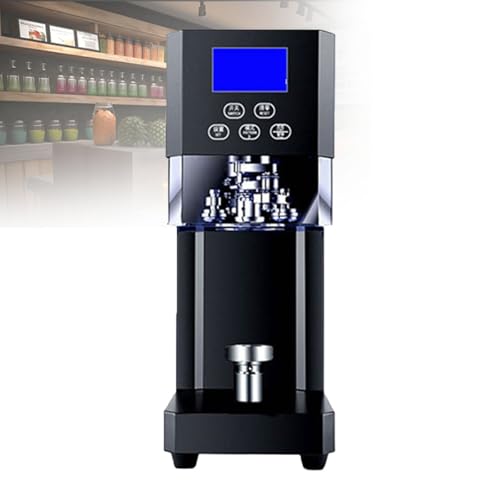 GeträNkeverschließGeräT, Automatische DosenverschließMaschine Mit 4-6 Sekunden Geschwindigkeit, Geeignet Zum VerschließEn Von Kunststoff- Und Aluminiumflaschen,Black von Gavscient