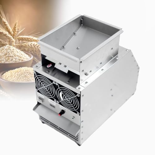 Vogelfutterreiniger – Elektrischer Getreidesieber Mit Regelbarem LüFter, Effizienter Schalenspalter FüR 30–40 Kg/H Getreideverarbeitung, Geeignet FüR Verschiedene Getreidesorten von Gavscient