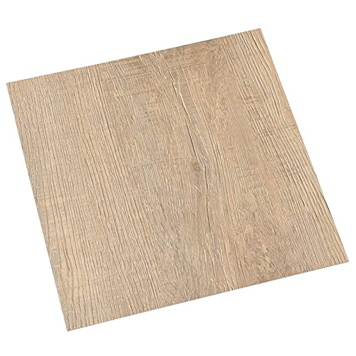 Gawany 20x PVC Fliese Selbstklebend Vinylboden Bodenbelag Laminat Planken Dielen Vinyl-Fliesen Laminatboden Fußboden Wohnzimmer 1,86m² Braun von Gawany