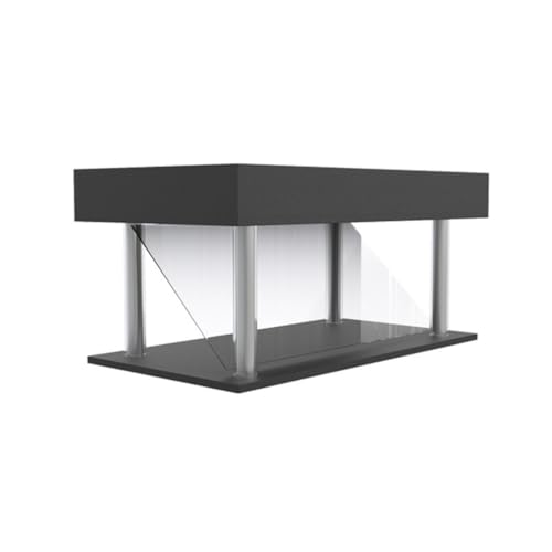 3D-Projektor Holografisch, 3D-Hologramm Pyramiden Display Für Mobiltelefon Projektor Dreidimensional Virtual Reality Kids Toy Schwarz Triangle Tower,Schwarz von Gaxcent