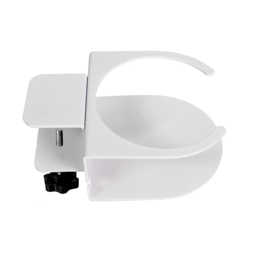 Trinkbecherhalter Clip Getränkehalter für Tisch Schreibtisch, Bürobecherhalters Trinkbecher-Halterung mit 2 Haken auf beiden Seiten für Wasser, Getränke, Kaffeetasse,Weiß Trinkbecherhalter Clip Getränkehalter für Tisch Schreibtisch, Bürobecherhalters Trinkbecher-Halterung mit 2 Haken auf beiden Seiten für Wasser, Getränke, Kaffeetasse,Weiß von Gaxcent