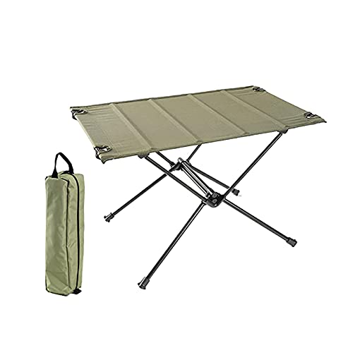 Ultraleichter Tragbarer Klapptisch, Aluminiumlegierung 1680D Oxford Tuch Langlebig Winddicht Und Wasserdicht Outdoor Klapptisch Geeignet Für Grill Camping Picknick,Grün von Gaxcent