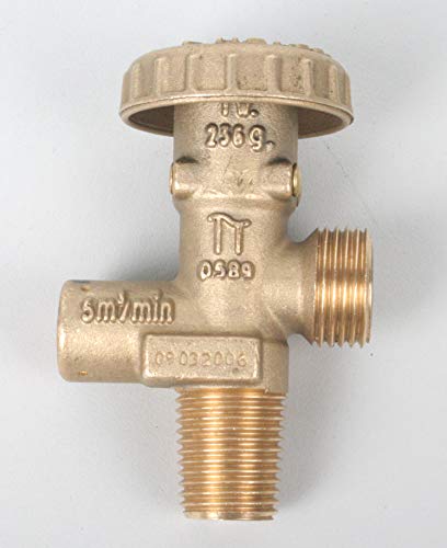 Gasflaschenventil Ventil Propangasflasche Gasflasche 11kg 5kg kleinkonisch 17E von Gazcamp