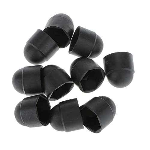 10 x M12 Schraubenabdeckung Abdeckkappe für Schraubenmuttern Sechskantschrauben - Schwarz 10 x M12 Schraubenabdeckung Abdeckkappe für Schraubenmuttern Sechskantschrauben - Schwarz von Gazechimp