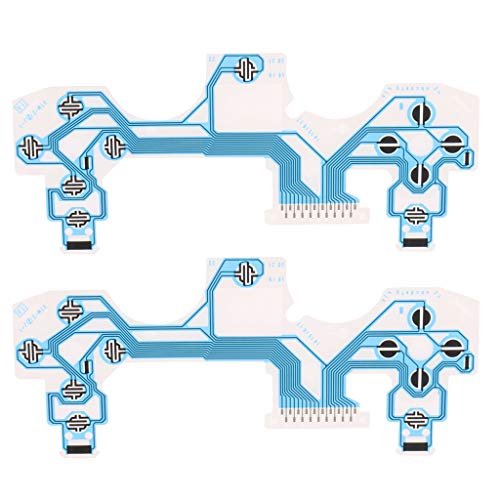 2Piece Leitfähige Folientastatur Flachbandkabel Für Sony PS4 Controller von Gazechimp