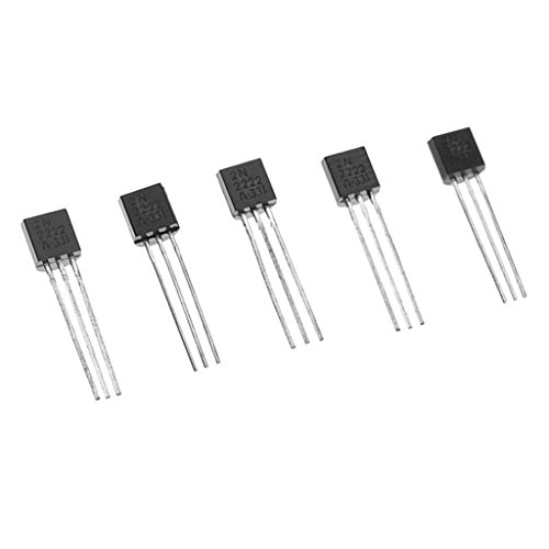 Gazechimp 100 Stück 40V 0.8A 2N2222 TO-92 NPN Transistor von T TOOYFUL