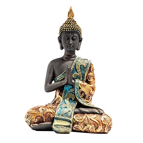 Gazechimp Buddha Figur, H 20cm, Buddha Skulptur, Buddhafigur, Buddha Deko, Feng Shui, Dekofigur, Zen Buddha Statue von Gazechimp
