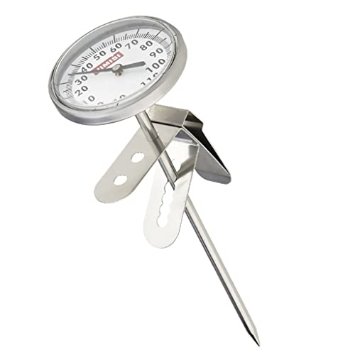 Gazechimp Edelstahl Thermometer mit Halterung für Milchkännchen Milch Kaffee von Gazechimp