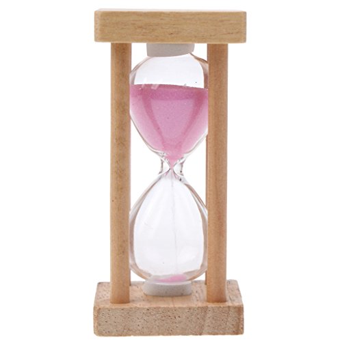 Gazechimp Holz Sanduhr, 5 Minuten - Rosa von Gazechimp