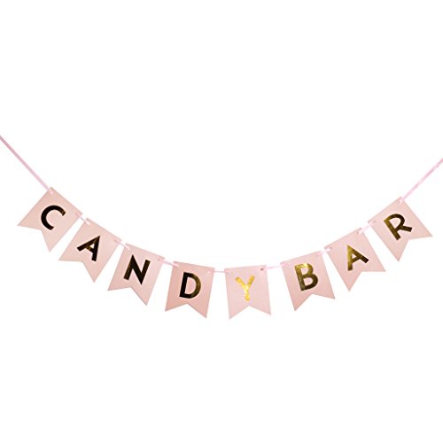 Gazechimp Papier Girlande Banner Hochzeit Geburtstag Party Favors - Candybar von Gazechimp