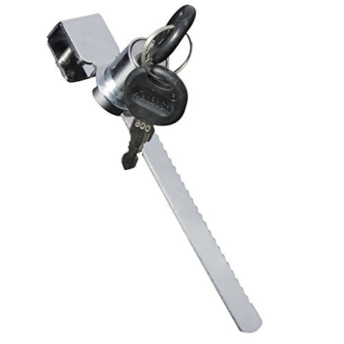 Generic Terrarienschloss Vitrine Schloss für Schiebetüren Glas Schiebe Tür Terrarium Schiebe mit 2 Schlüssel von Gazechimp