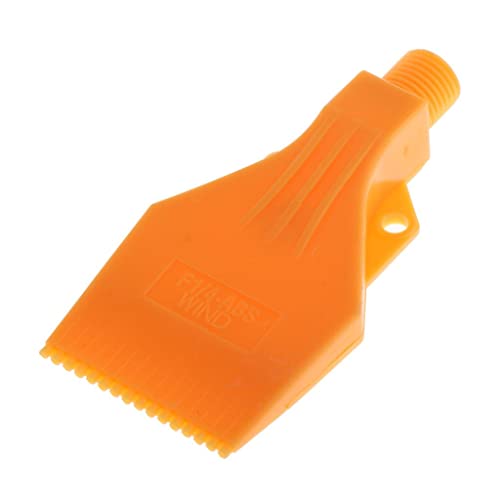 gazechimp Flachdüse 1/4 Gewinde Windstrahldüse Luftdüse Spray Düse, Orange von Gazechimp