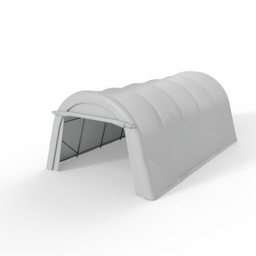 Garagenbogenzelt 3,66x6,1m PVC 750g/m2 von Gazelt