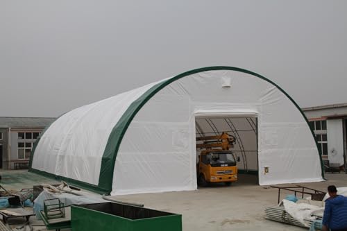 Gebogene Zelthalle 15,25x24,4 m PVC 900g/m2 von Gazelt