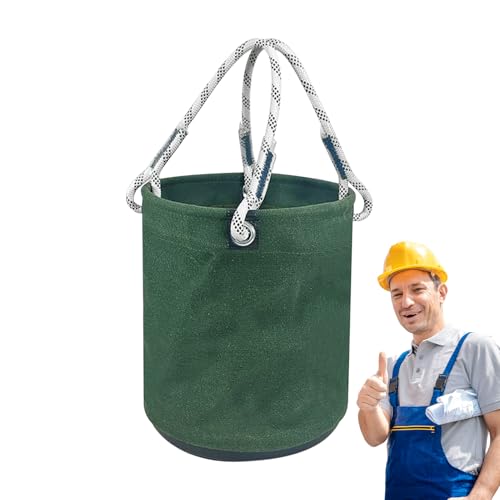 Gazocua Elektriker Werkzeug Eimer, Elektriker Organizer Canvas Eimer Tasche, Robuste Elektroarbeitsmittel Tragetasche Arbeitsaufbewahrung Fach Für Handwerker von Gazocua