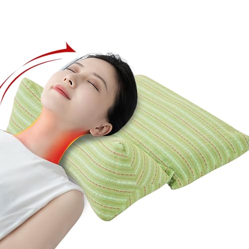 Gazocua Nackenstützkissen | Buchweizenhülsen-Kissen Zum Schlafen - Ergonomisches Unisex Kissen Für Reise Büro Zuhause Auto Flugzeug Gazocua Nackenstützkissen | Buchweizenhülsen-Kissen Zum Schlafen - Ergonomisches Unisex Kissen Für Reise Büro Zuhause Auto Flugzeug von Gazocua