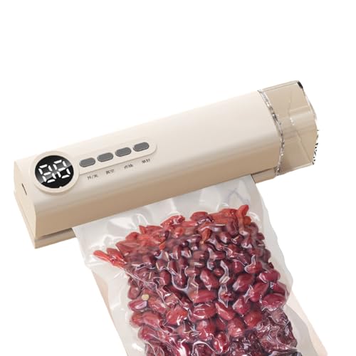 Gazocua Vakuumiergerät, Automatisches Haushaltsgerät, Handgerät Zum Vakuumieren Von Fleisch Restmahlzeiten Für Gefrierschrank Reise Küche Haushalt Lebensmittelaufbewahrung von Gazocua